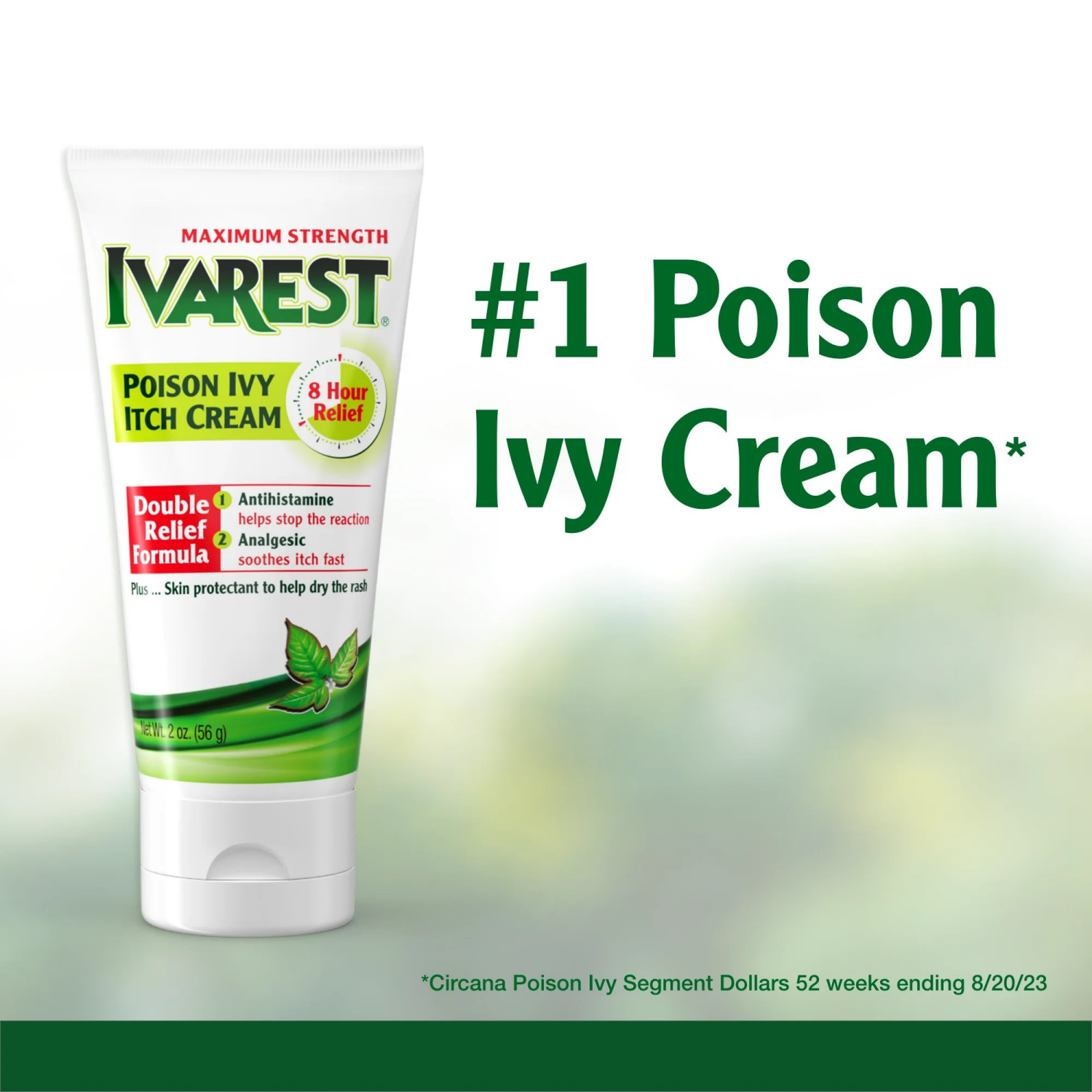 slide 5 of 5, Ivarest Double Relief Formula Maximum Strength Poison Ivy Itch Cream 2 oz, 2 oz