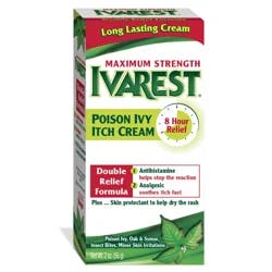 Ivarest Double Relief Formula Maximum Strength Poison Ivy Itch Cream 2 oz