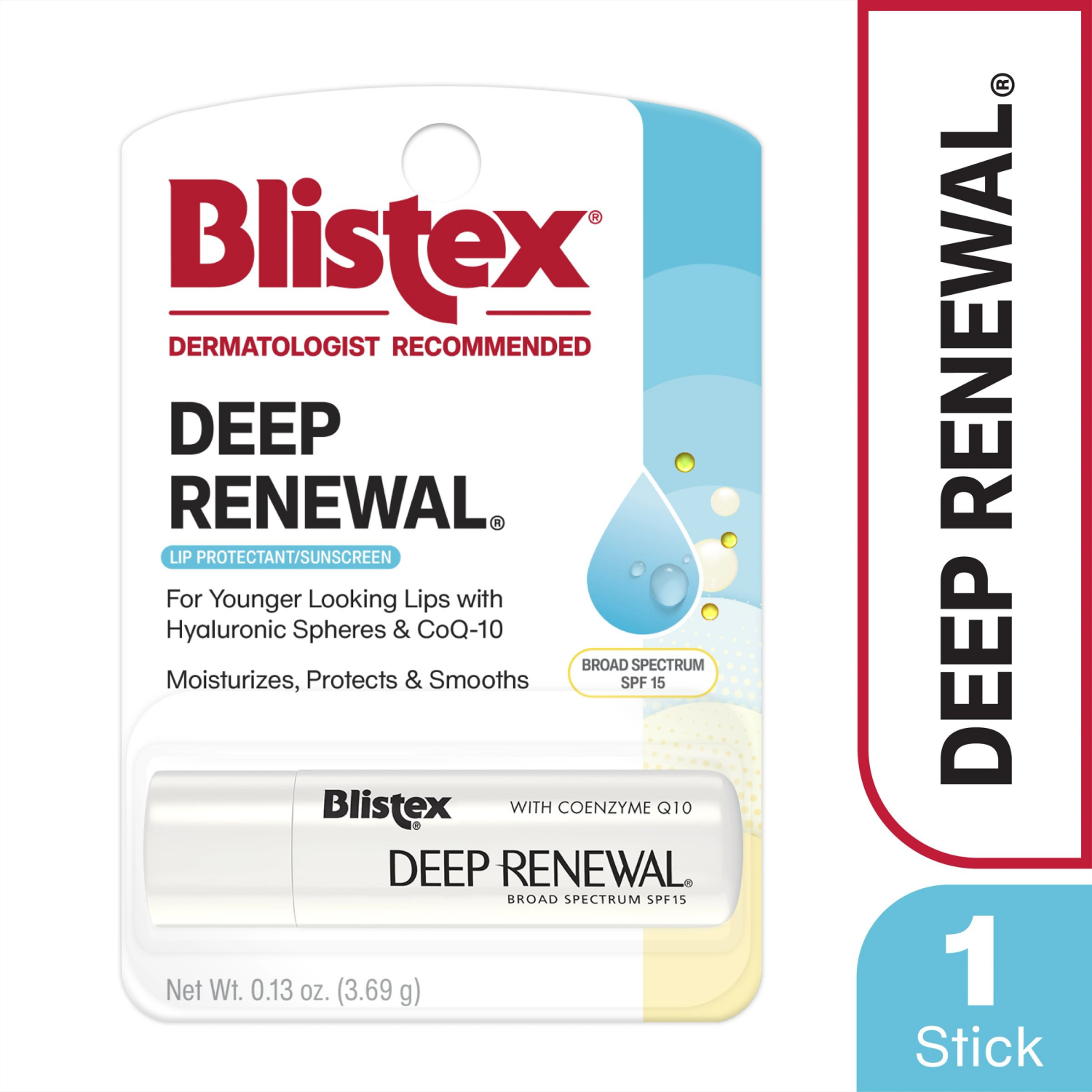 slide 1 of 5, Blistex Enhancement Series Broad Spectrum SPF 15 Deep Renewal Lip Protectant/Sunscreen 0.13 oz, 0.13 oz