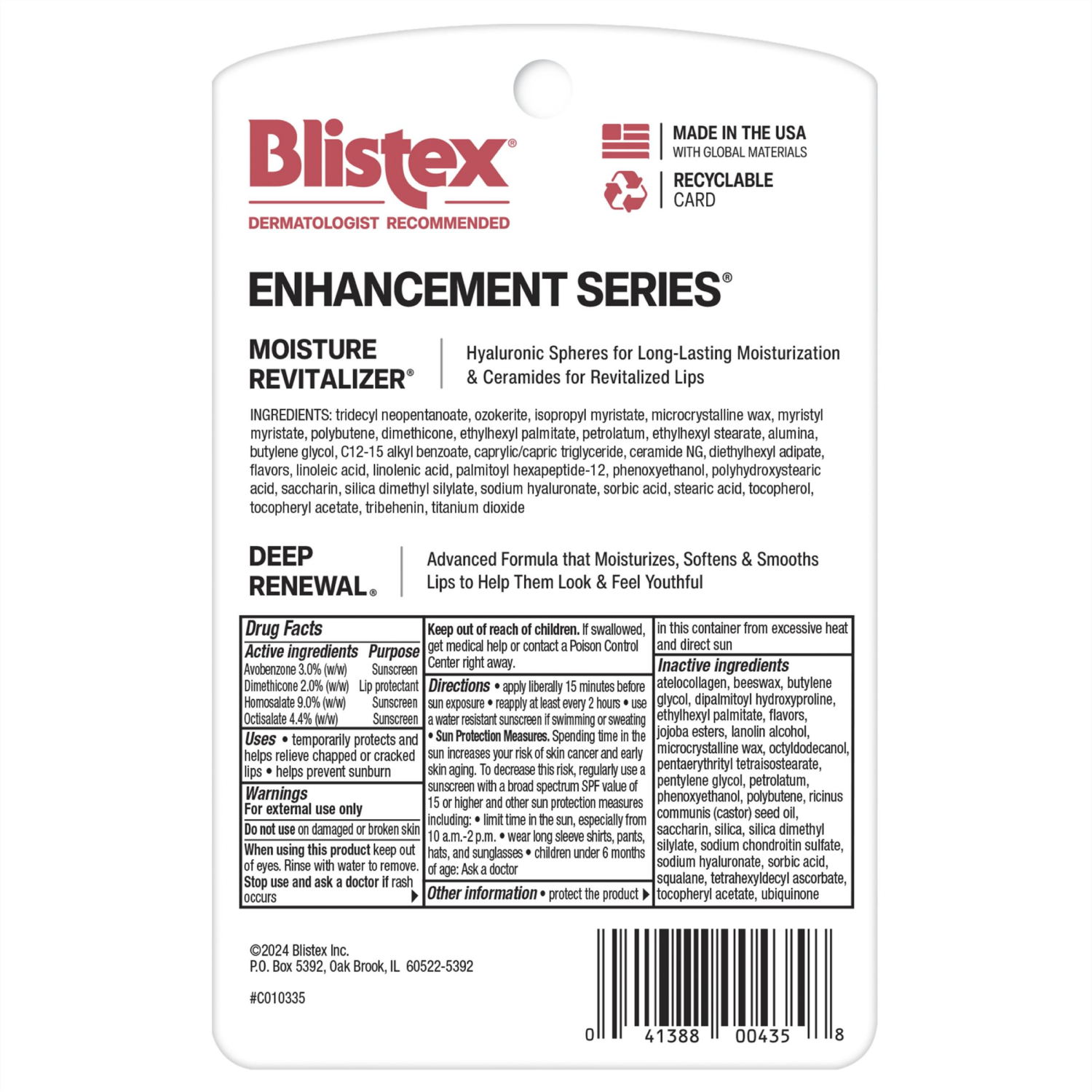 slide 2 of 7, Blistex Enhancement Series Lip Care 3 ea, 3 ct