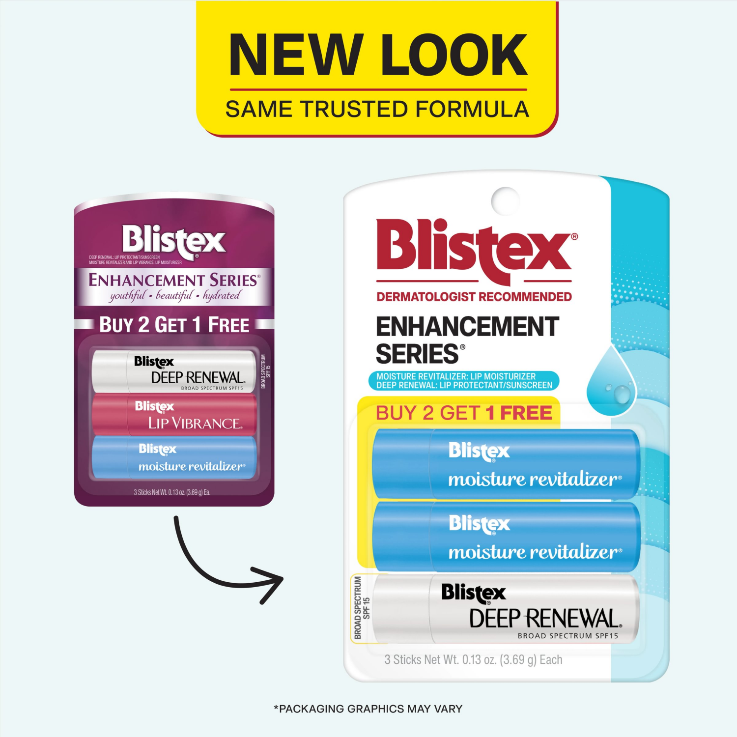 slide 4 of 7, Blistex Enhancement Series Lip Care 3 ea, 3 ct