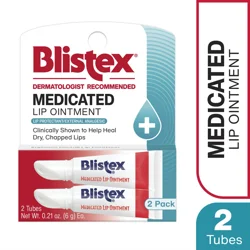 Blistex Medicated Lip Ointment Value Pack 2 - 0.21 oz Tubes