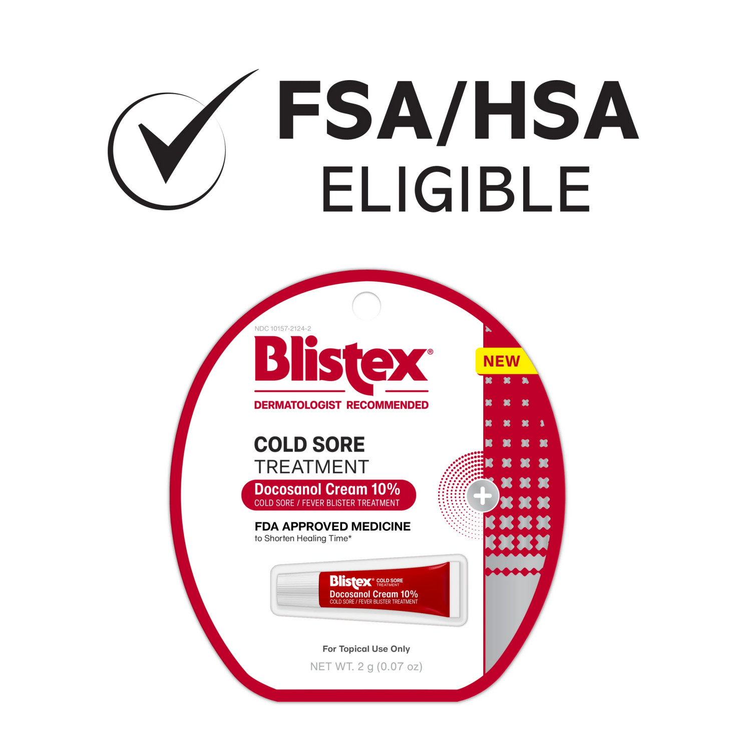 slide 5 of 8, Blistex Cold Sore Treatment 2 g, 0.07 oz