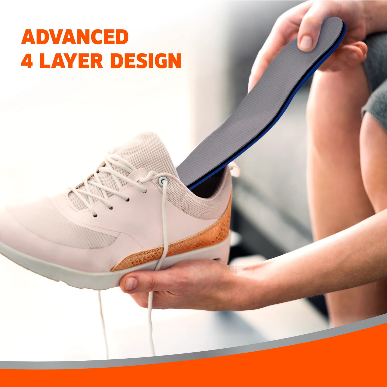 slide 3 of 5, Odor-Eaters Ultra Durable Insoles Heavy Duty Cushion, 55 ct