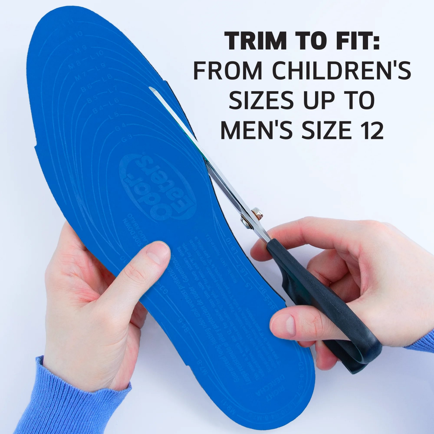 slide 7 of 8, Odor-Eaters Ultra Durable Insoles Heavy Duty Cushion, 55 ct