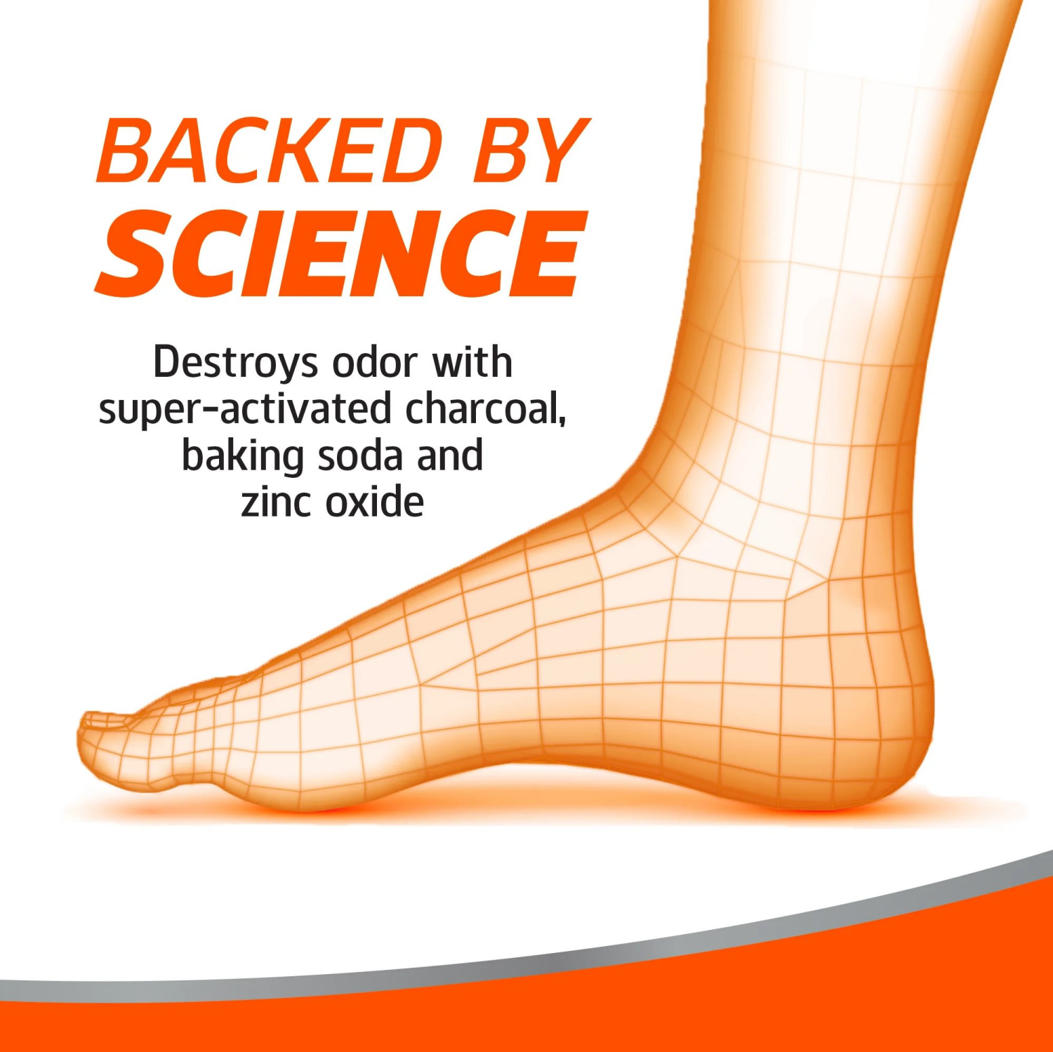 slide 4 of 5, Odor-Eaters Odor-Destroying Insoles Extra Value 3 Pairs, 3 ct