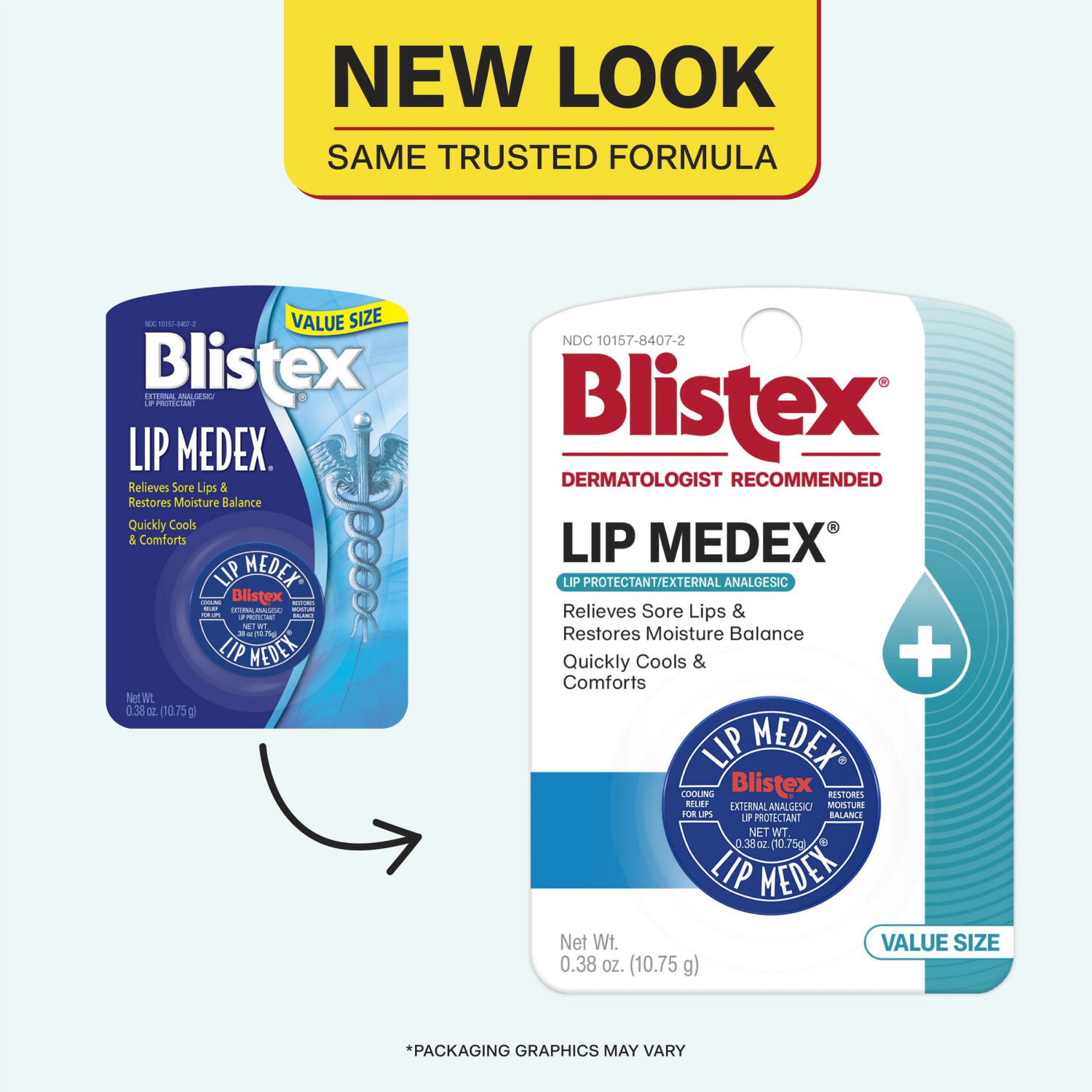 slide 2 of 3, Blistex Lip Medex Jar, 0.38 oz