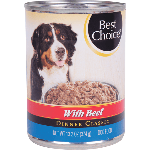 slide 1 of 1, Best Choice Dinner Classics Canned Dog Food with Beef, 13.2 oz