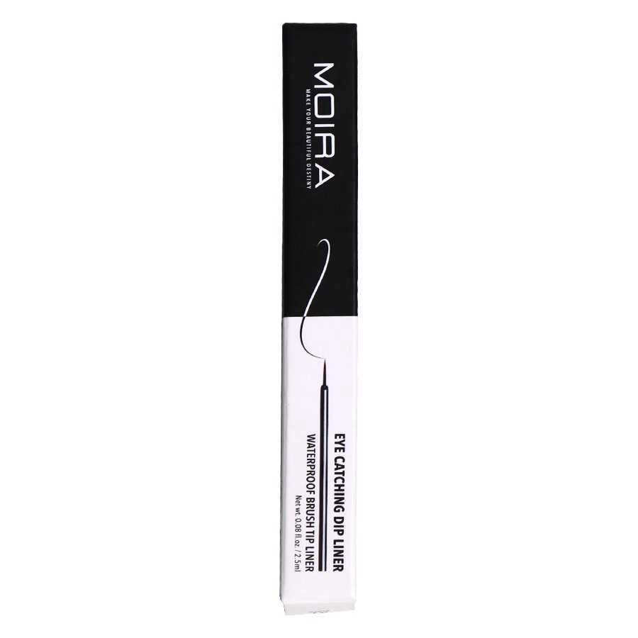 slide 1 of 1, Moira Eye Catching Dip Liner - Black, 1 ct