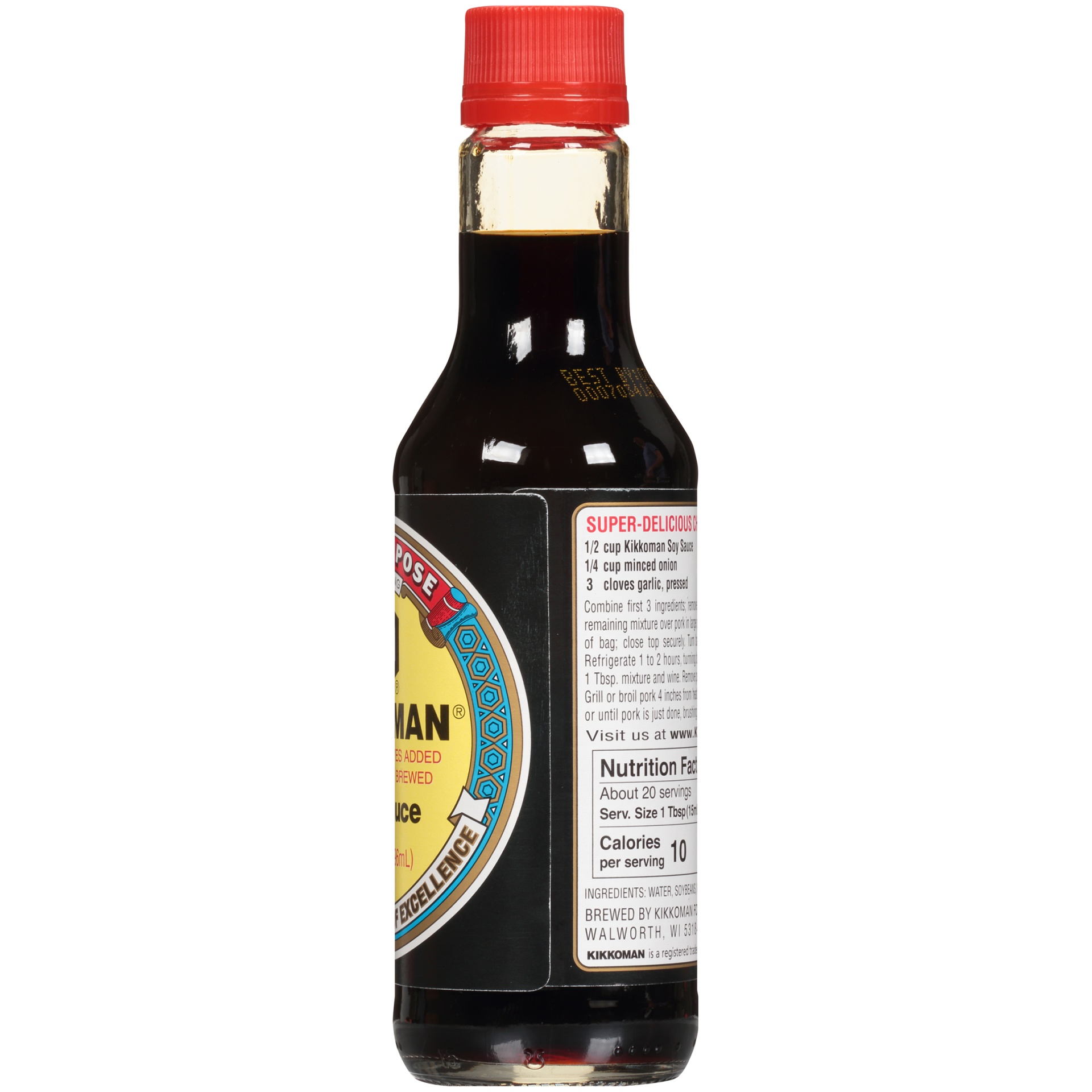 slide 4 of 11, Kikkoman Naturally Brewed Soy Sauce, 10 fl oz