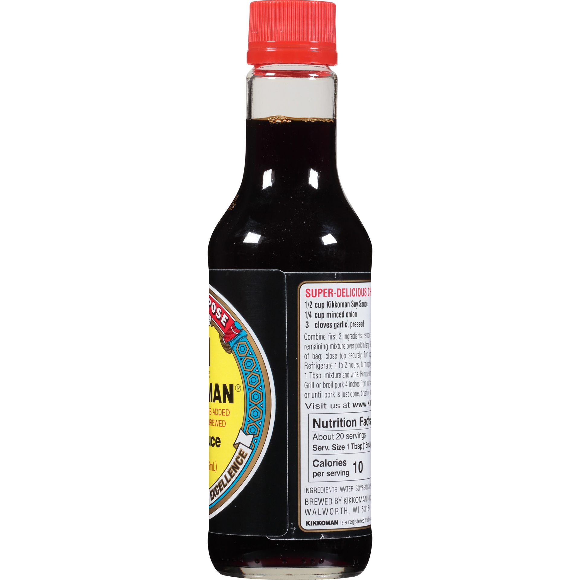 slide 6 of 11, Kikkoman Naturally Brewed Soy Sauce, 10 fl oz