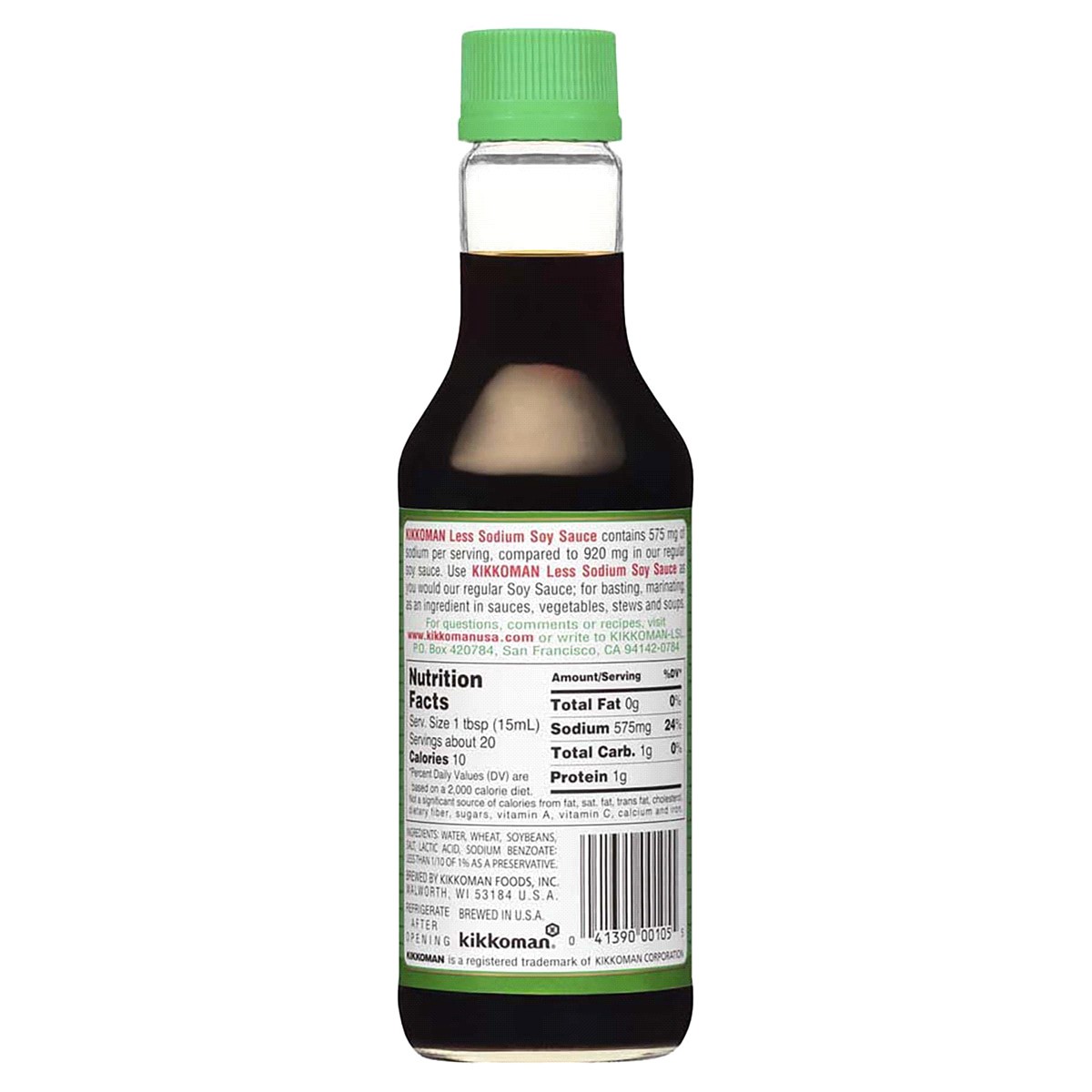 slide 2 of 2, Kikkoman Less Sodium Soy Sauce 296 ml, 296 ml
