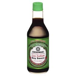 Kikkoman 38% Less Sodium Soy Sauce 15 fl oz