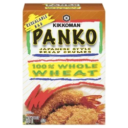 Kikkoman 100% Whole Wheat Panko Japanese Style Bread Crumbs - 8 oz
