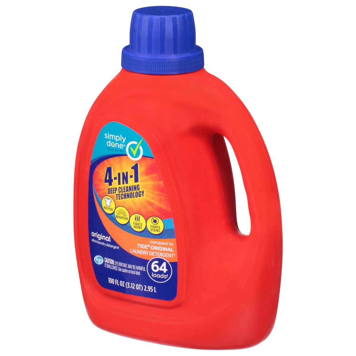 slide 9 of 9, Simply Done Ultra Original Laundry Detergent 100 fl oz, 100 fl oz