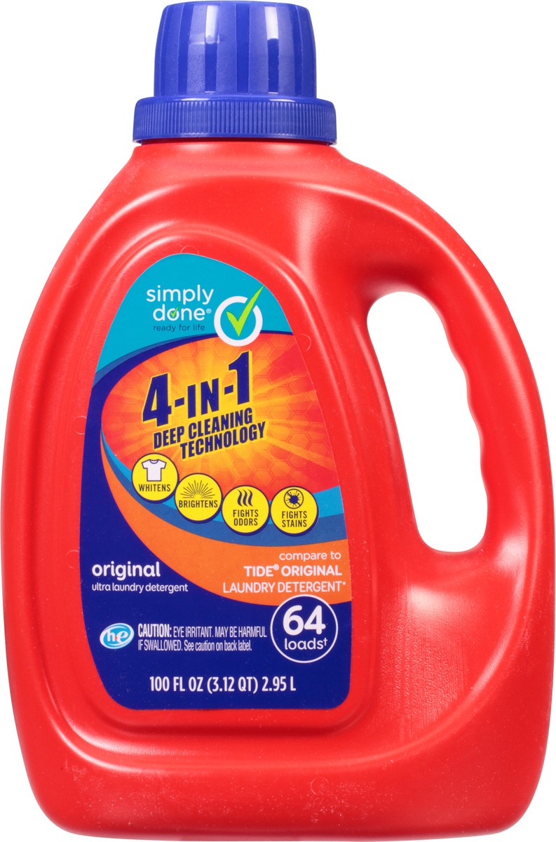 slide 6 of 9, Simply Done Ultra Original Laundry Detergent 100 fl oz, 100 fl oz