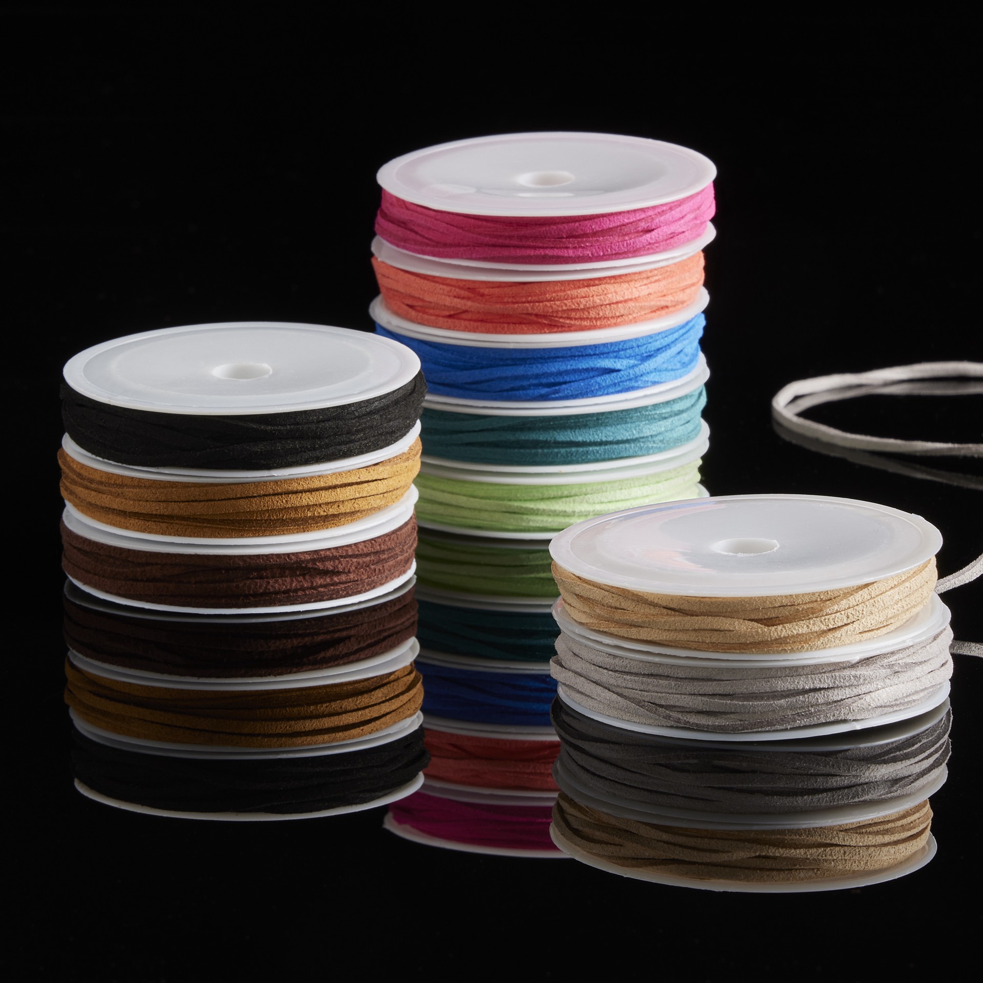 slide 2 of 2, Multicolored Faux Suede Cording By Bead Landing, 5 yd