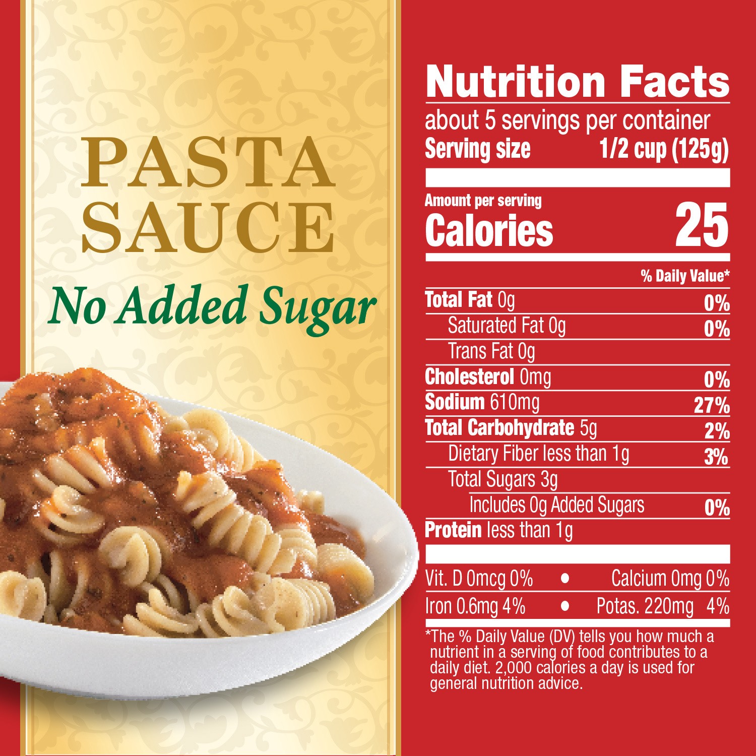 slide 4 of 5, Hunt's No Added Sugar Pasta Sauce, 24 Oz., 24 oz