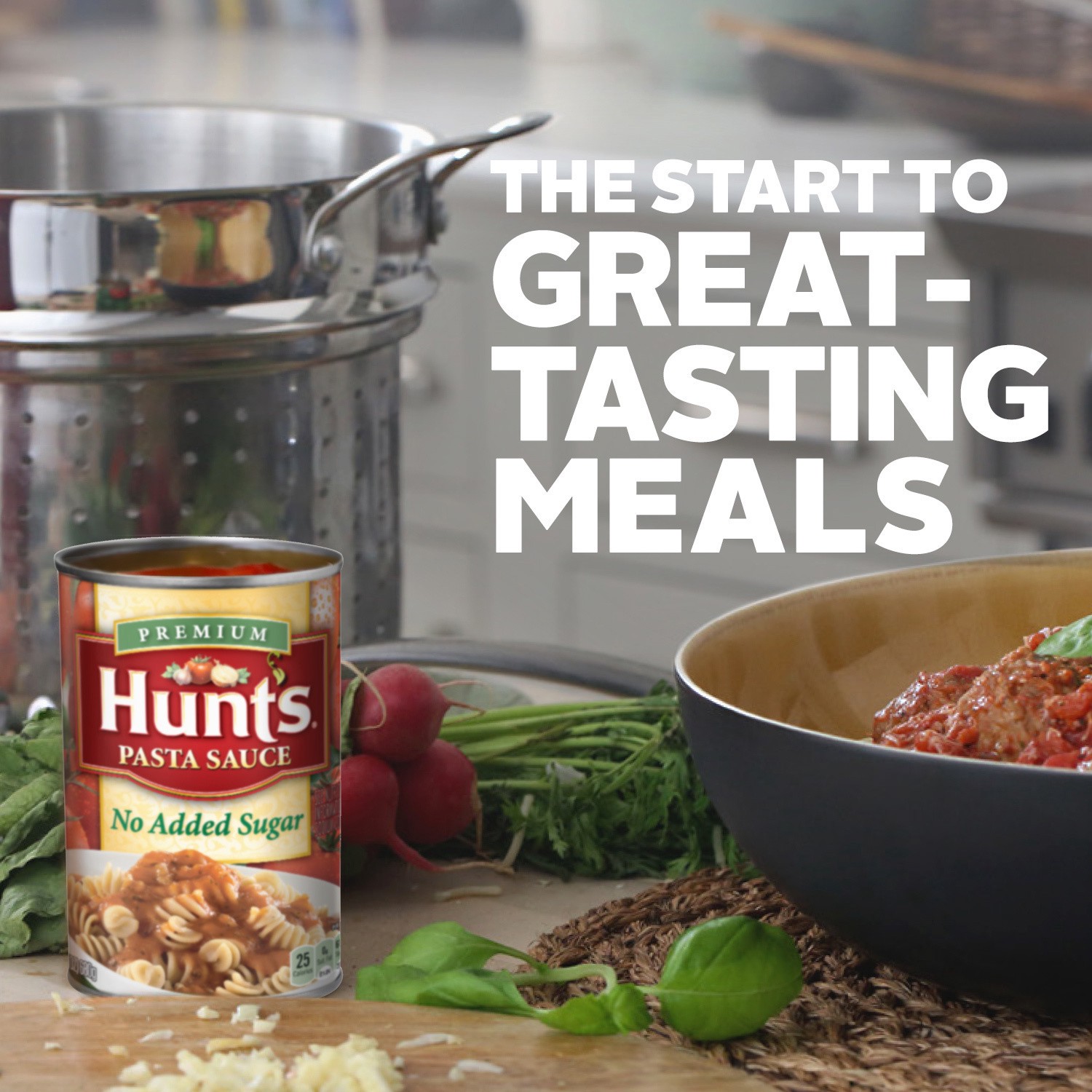 slide 5 of 5, Hunt's No Added Sugar Pasta Sauce, 24 Oz., 24 oz