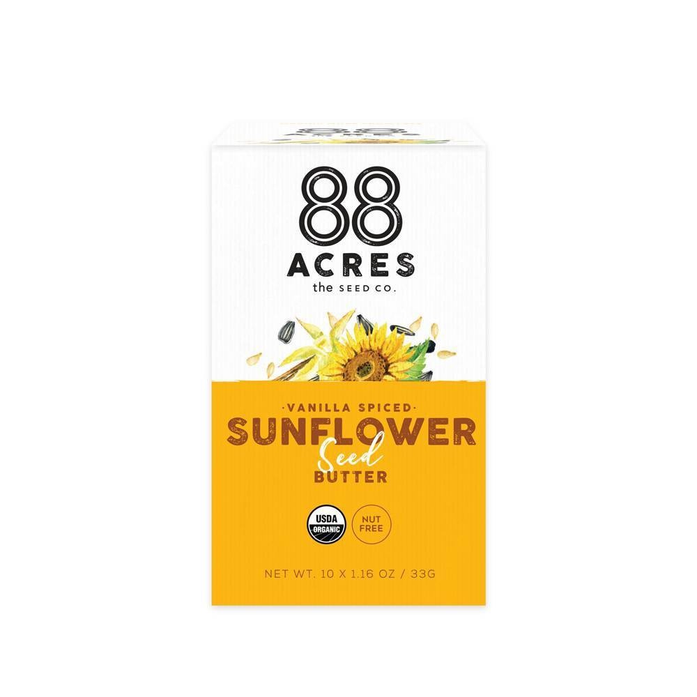 slide 2 of 2, 88 Acres Vanilla Spiced Sunflower Seed Butter, 1.16 oz