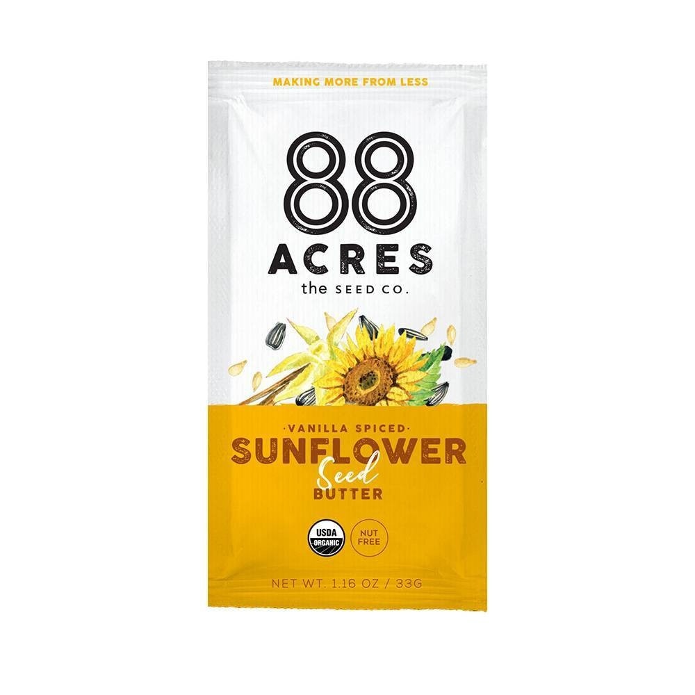 slide 1 of 2, 88 Acres Vanilla Spiced Sunflower Seed Butter, 1.16 oz