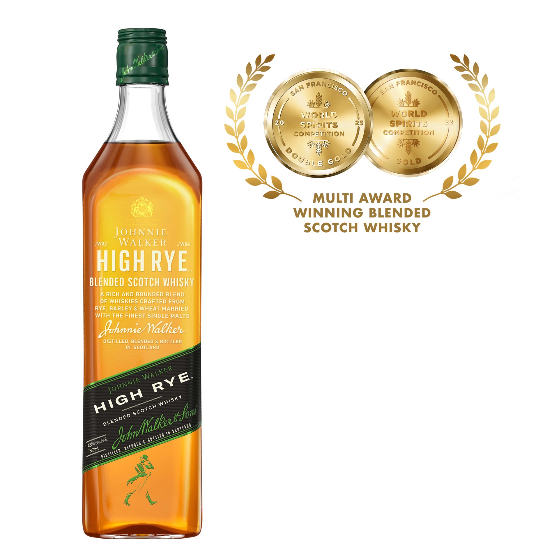 slide 2 of 5, Johnnie Walker High Rye Blended Scotch Whisky, 750 ml