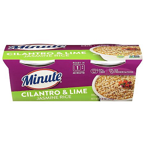 slide 1 of 1, Minute Ready To Serve Cilantro & Lime Jasmine Rice - 8.8 OZ, 8.8 oz