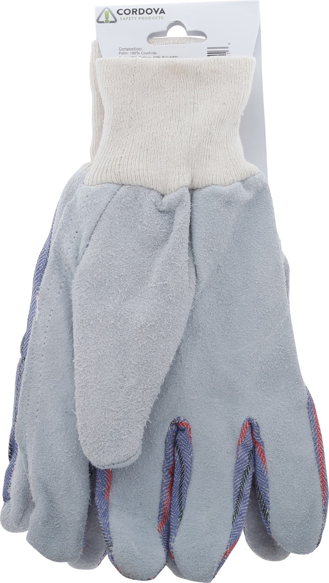 slide 9 of 10, Cordova Glove Leather Palm Knit Wrist, 1 ct