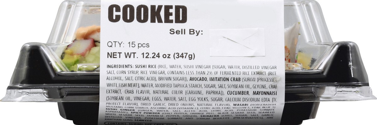 slide 3 of 4, Sushic Spicy California Plus 15 ea, 15 ct