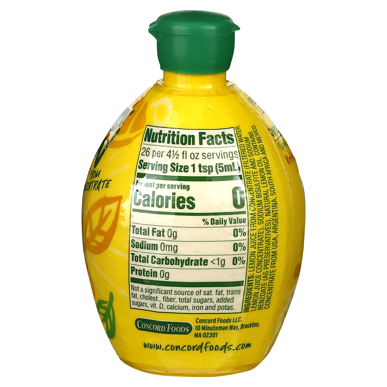 slide 2 of 2, Concord Foods Distributed Consumables 4.5oz. Concord Lemon Juice, 1 ct