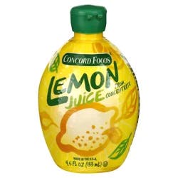 Concord Foods Distributed Consumables 4.5oz. Concord Lemon Juice