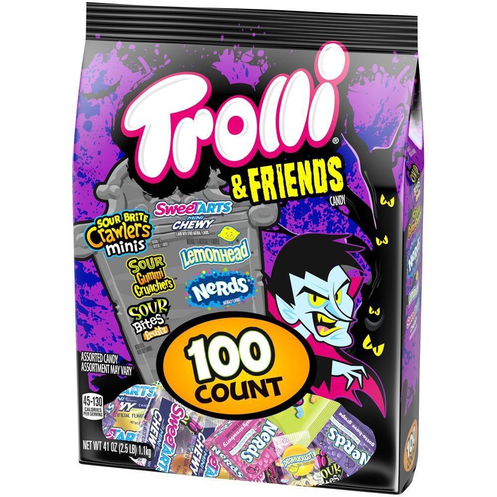 slide 2 of 4, Trolli And Friends Assorted Candies, 41 oz