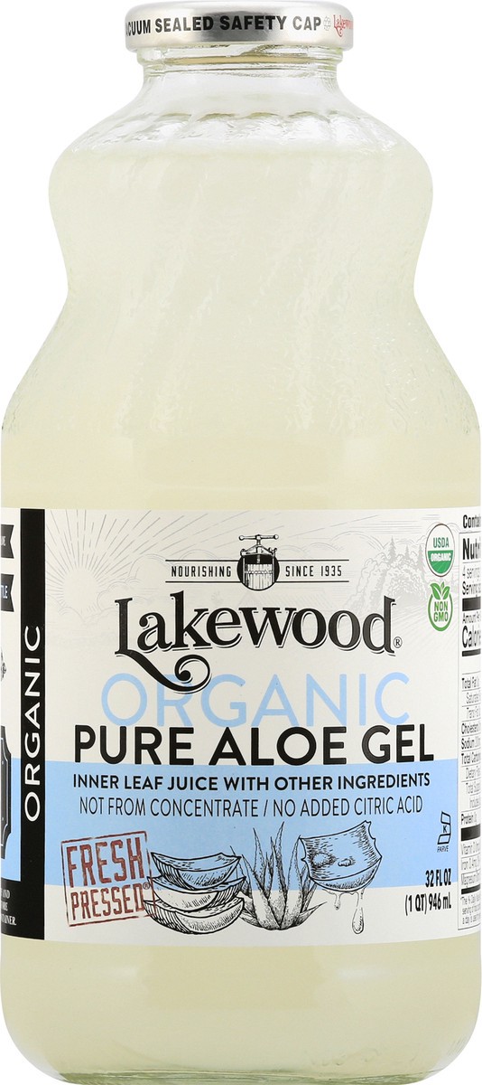 slide 7 of 13, Lakewood Organic Pure Aloe Gel Juice 32 oz, 32 oz