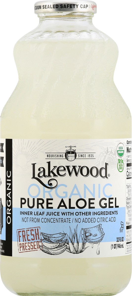 slide 6 of 13, Lakewood Organic Pure Aloe Gel Juice 32 oz, 32 oz