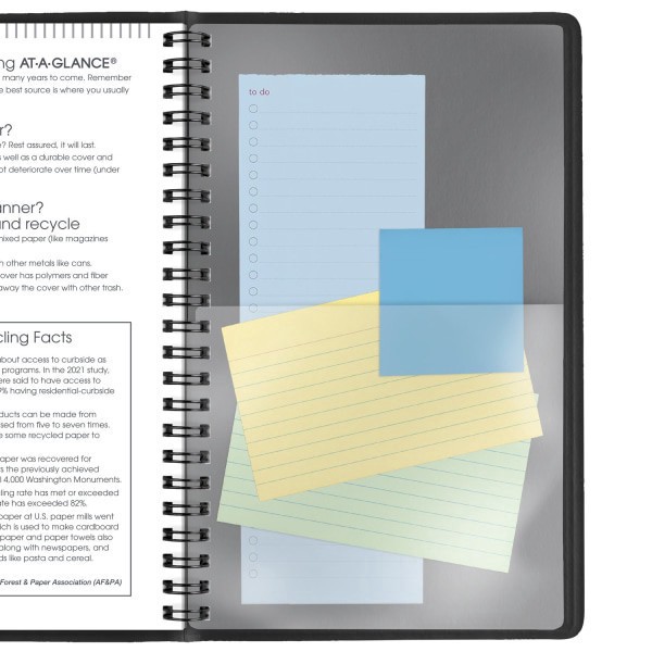 slide 2 of 10, AT-A-GLANCE® 2026 Weekly Appointment Book Planner, Black, Small, 5"" x 8"", 1 ct