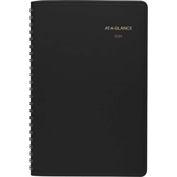 slide 7 of 10, AT-A-GLANCE® 2026 Weekly Appointment Book Planner, Black, Small, 5"" x 8"", 1 ct
