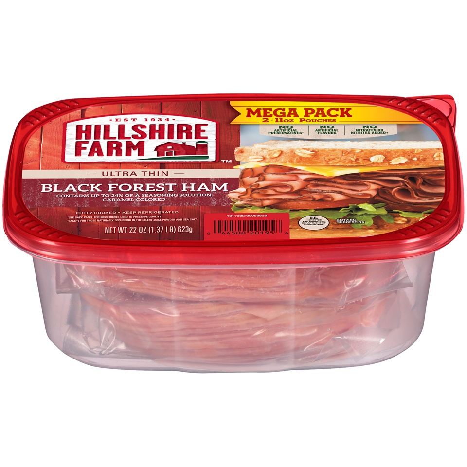 Hillshire Farm Ultra Thin Sliced Lunchmeat, Black Forest Ham, 22 oz Shipt