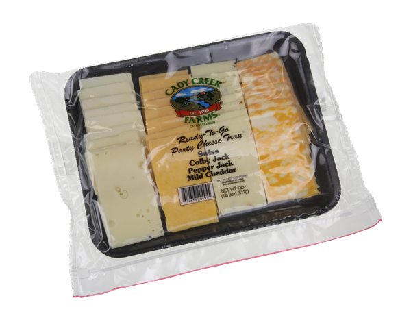 slide 1 of 1, Cady Creek Farms Ready To Go Party Cheese Tray, 18 oz