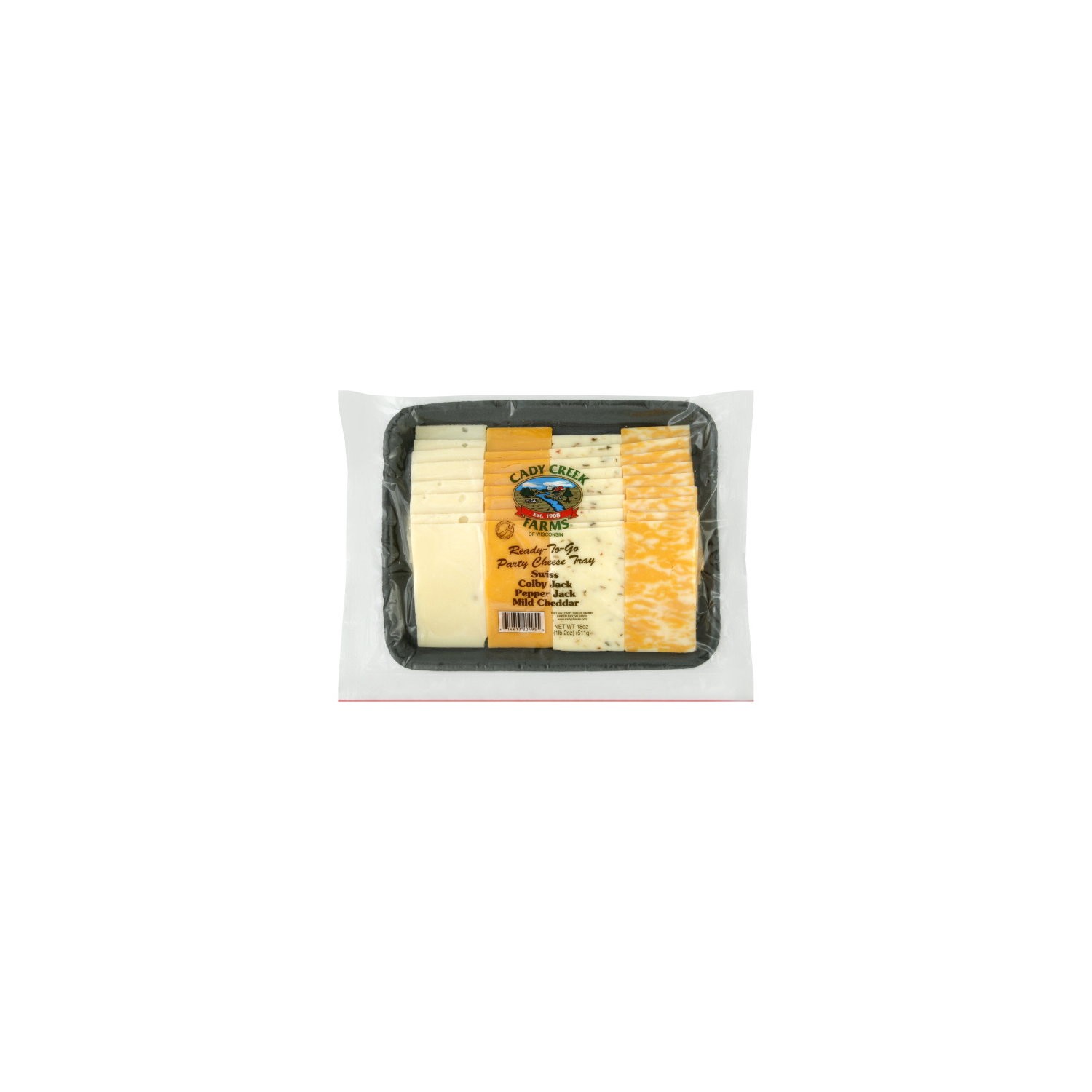 slide 1 of 1, Cady Creek Farms Ready To Go Party Cheese Tray, 18 oz