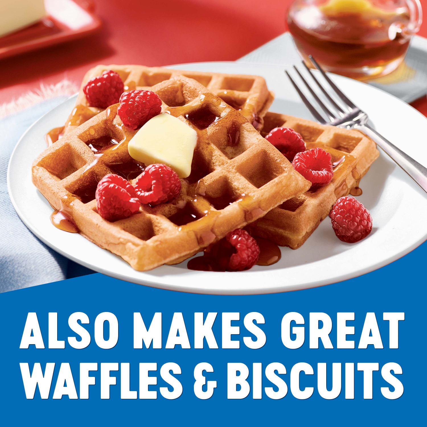 slide 3 of 5, Krusteaz Light & Fluffy Buttermilk Pancake & Waffle Mix, Family Size, 5 lb