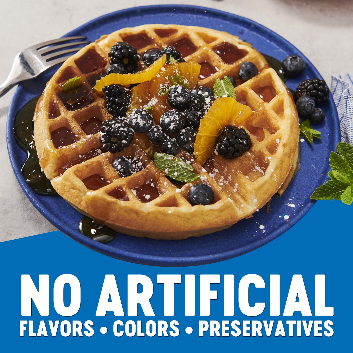 slide 4 of 5, Krusteaz Light & Crispy Belgian Waffle Mix, 28 oz