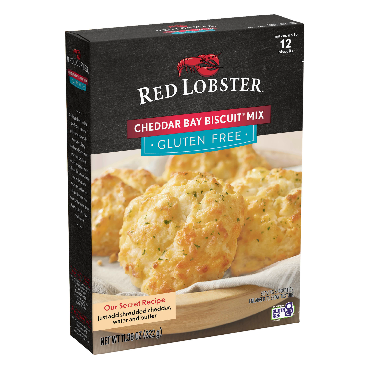 slide 3 of 3, Red Lobster Gluten Free Cheddar Bay Biscuit Mix, 11.36 oz