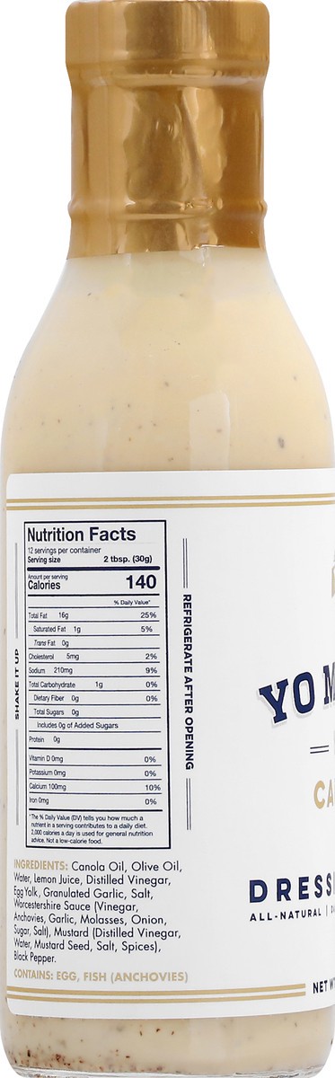 slide 5 of 9, Yo Mama's Classic Caesar Dressing & Dip 13 oz, 13 oz