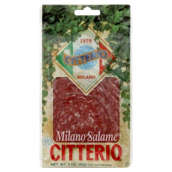 slide 1 of 1, Citterio Salame Milano, 3 oz