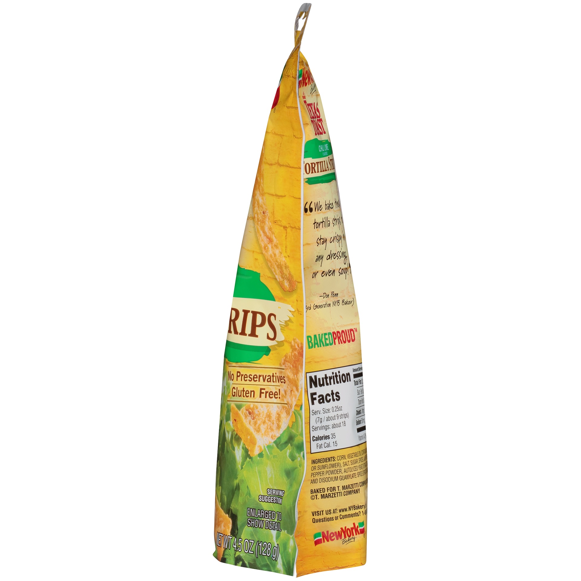 slide 5 of 8, New York Texas Toast Tortilla Strips Chili Lime, 4.5 oz