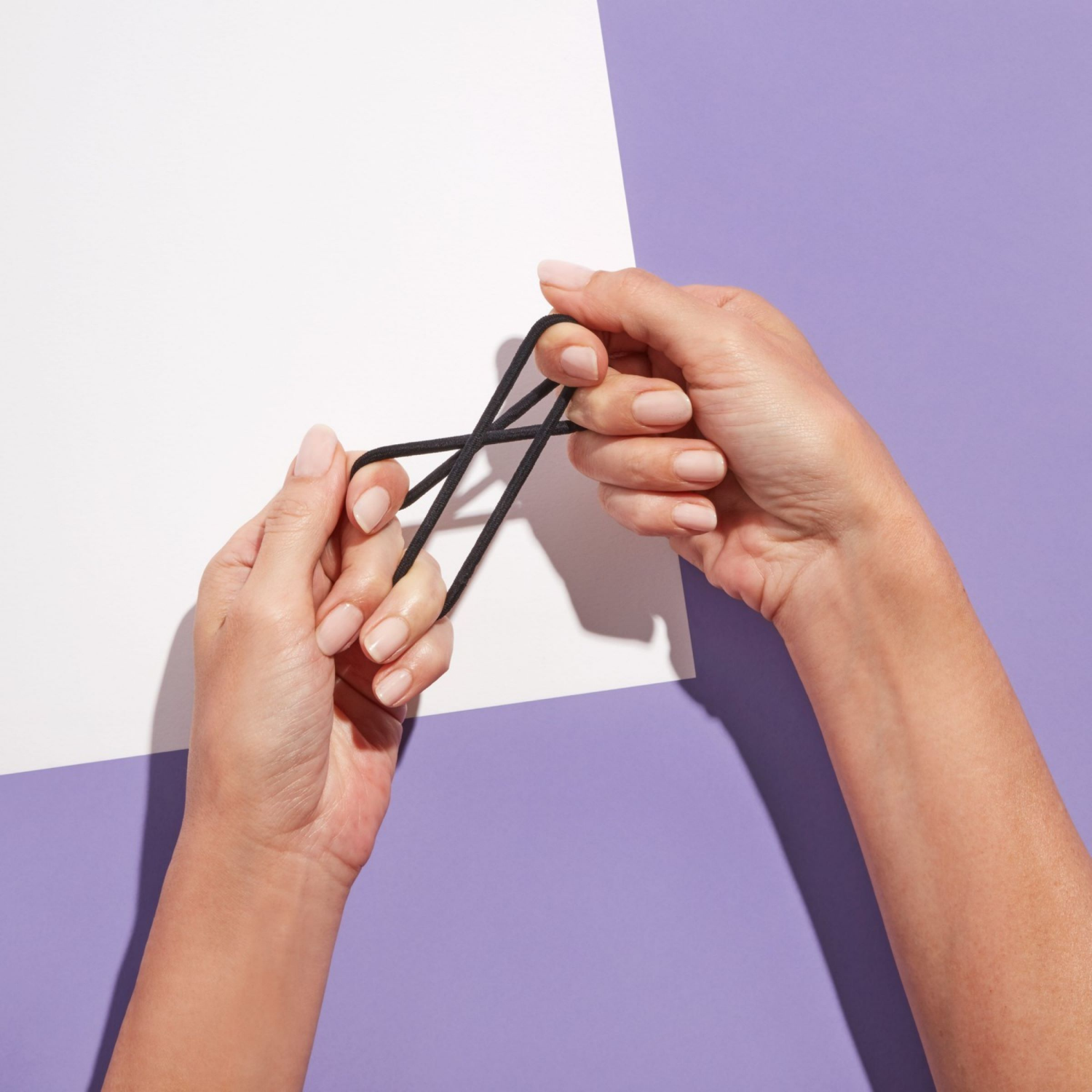 slide 3 of 3, Goody Ouchless Black Elastics 15 ea, 15 ct