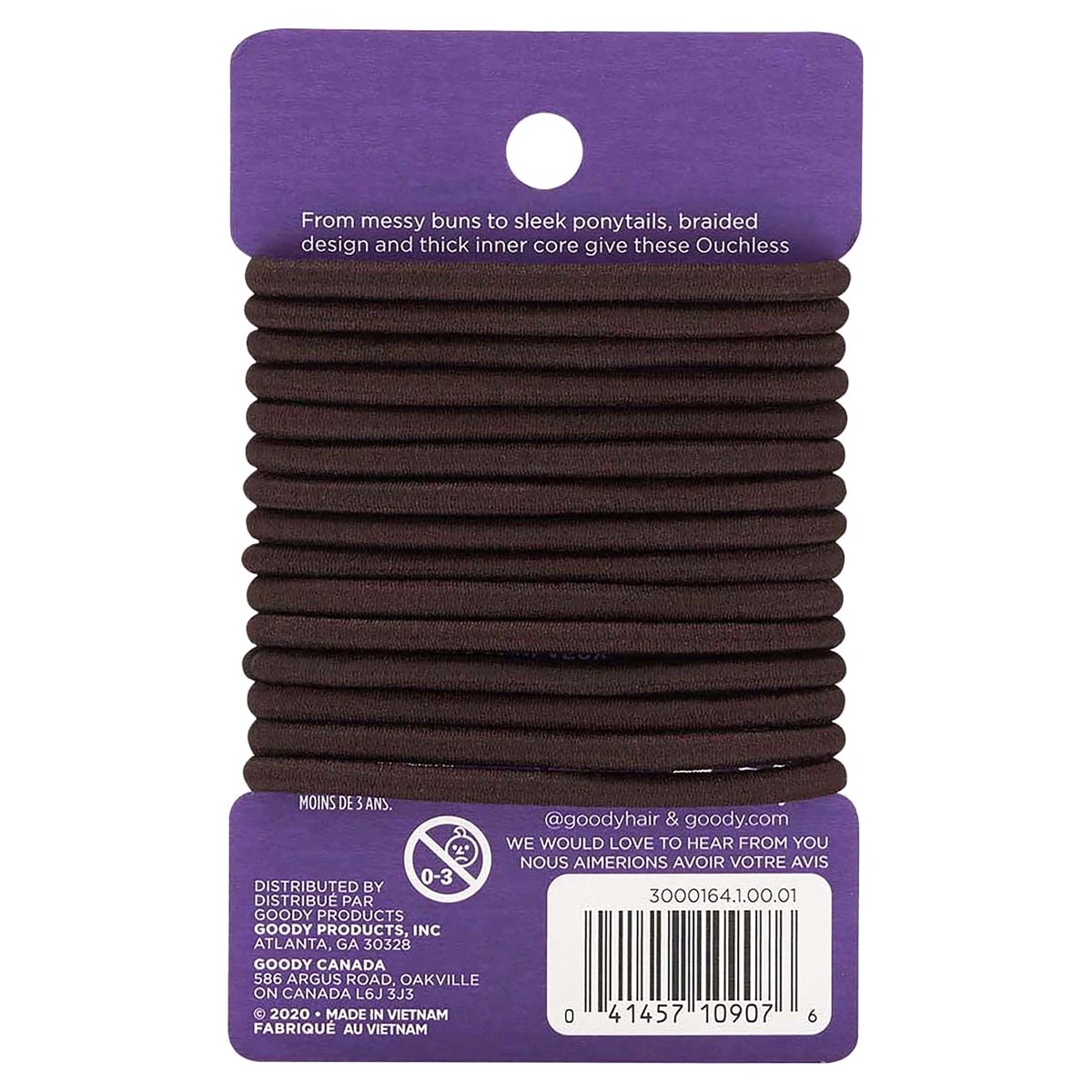 slide 2 of 2, Goody Ouchless Elastics 250 ea, 250 ct