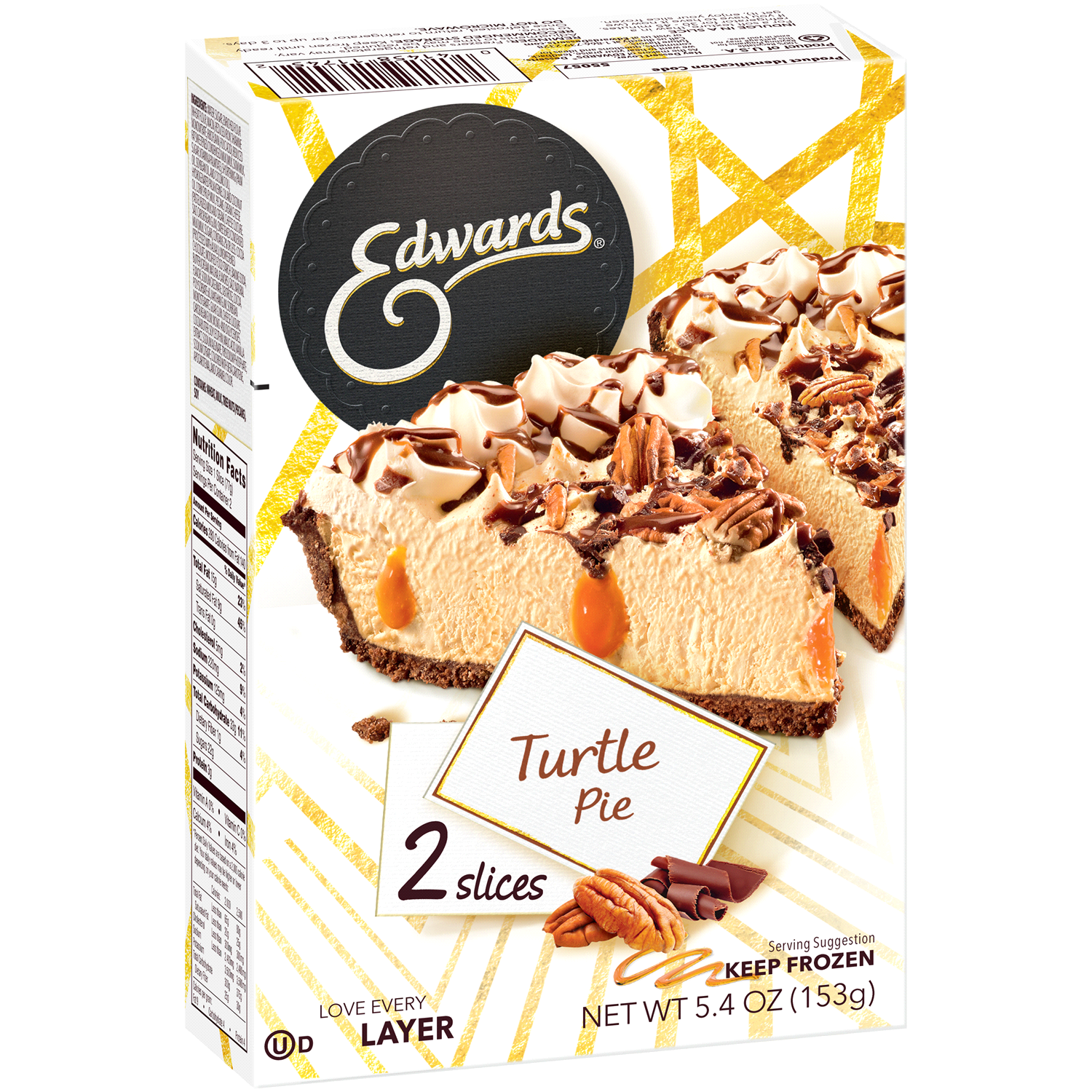 slide 2 of 2, Edwards Turtle Creme Pie 2 Each, 2 ct