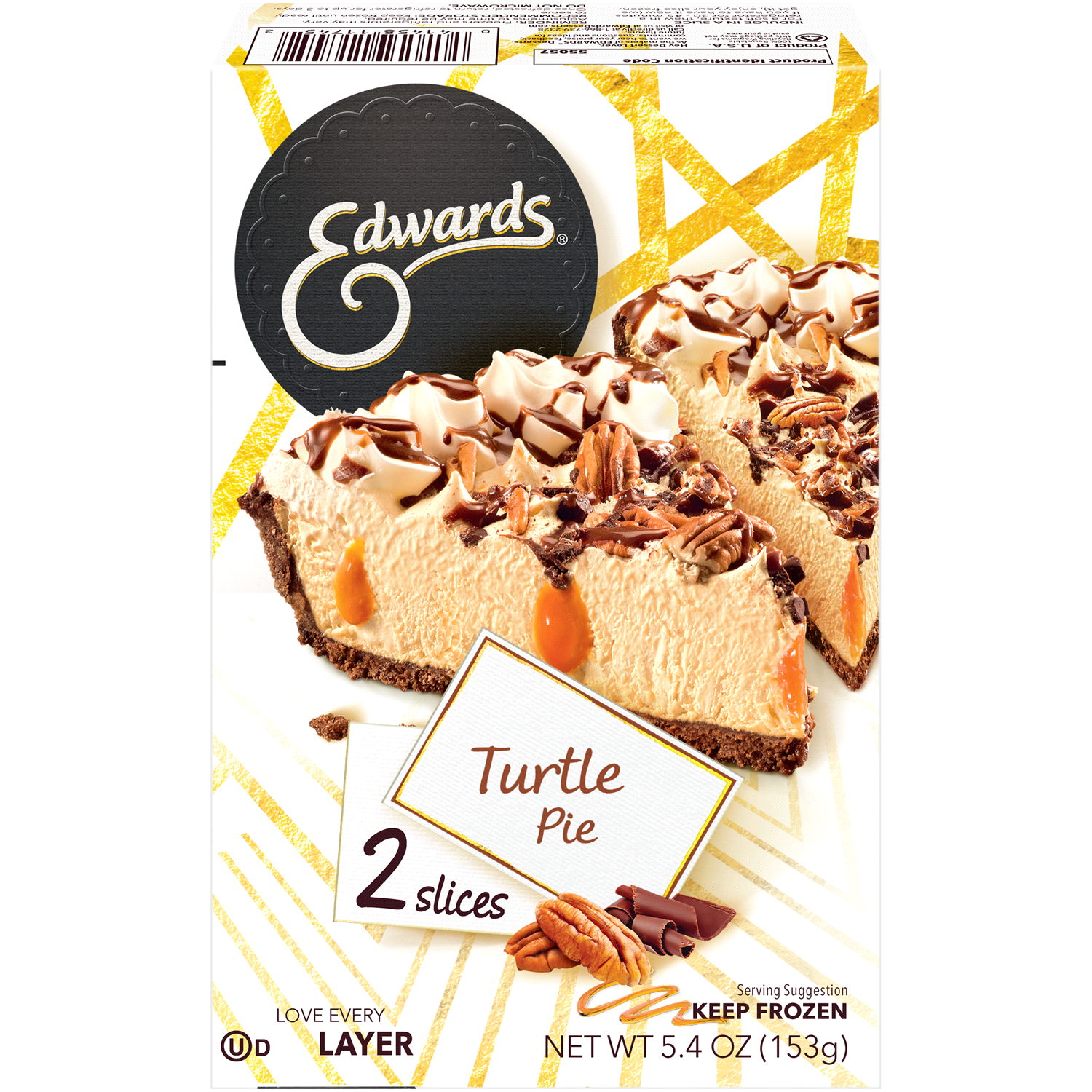 slide 1 of 2, Edwards Turtle Creme Pie 2 Each, 2 ct