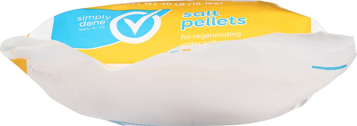 slide 4 of 9, Simply Done Salt Pellets For Regenerating Water Softeners, 40 lb